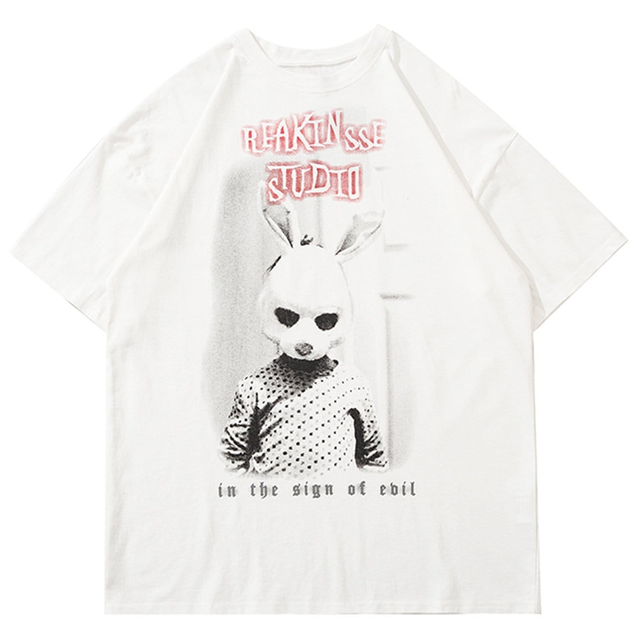 Rabbit Mask Poster Graphic Tee