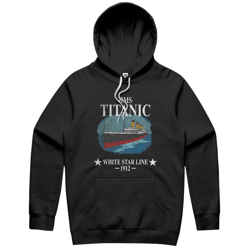 Rms Titanic White Star Line Cruise Ship 1912 Boys Girls Hoodie