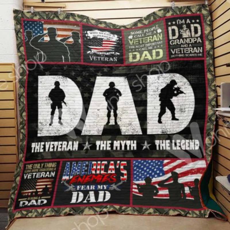 Veteran Dad M2201 81O40 Blanket