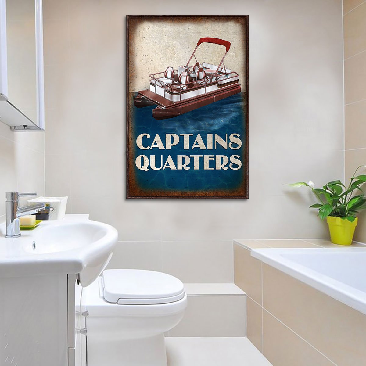 Pontoon Captains Quarters Customized Poster Poster Art Design