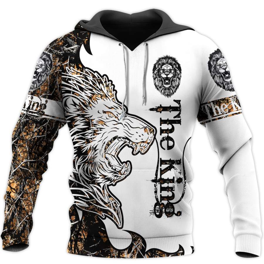 The King Lion Tattoo 3D All Over Printed Shirts