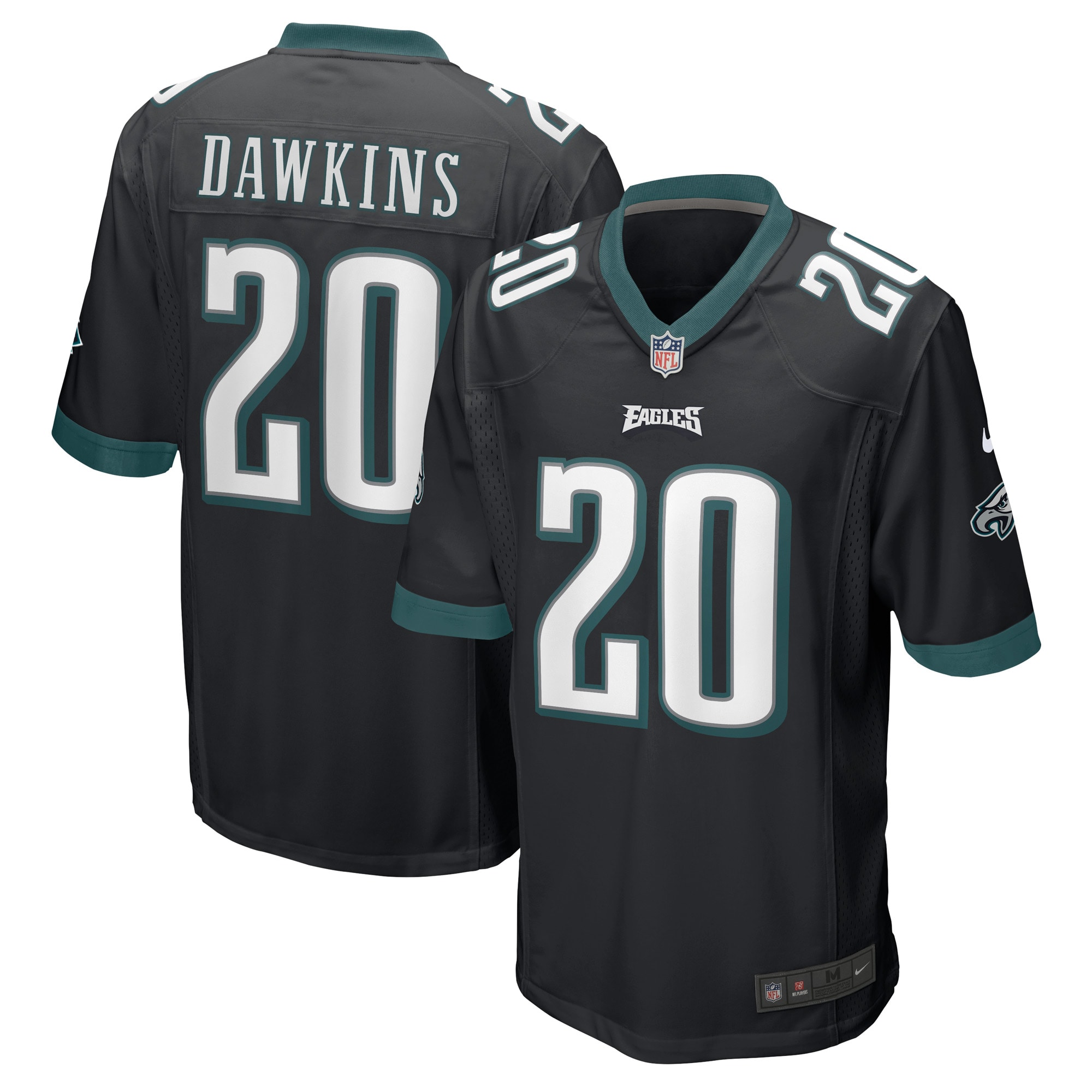 Brian Dawkins Philadelphia Eagles Retired Player Jersey – Black