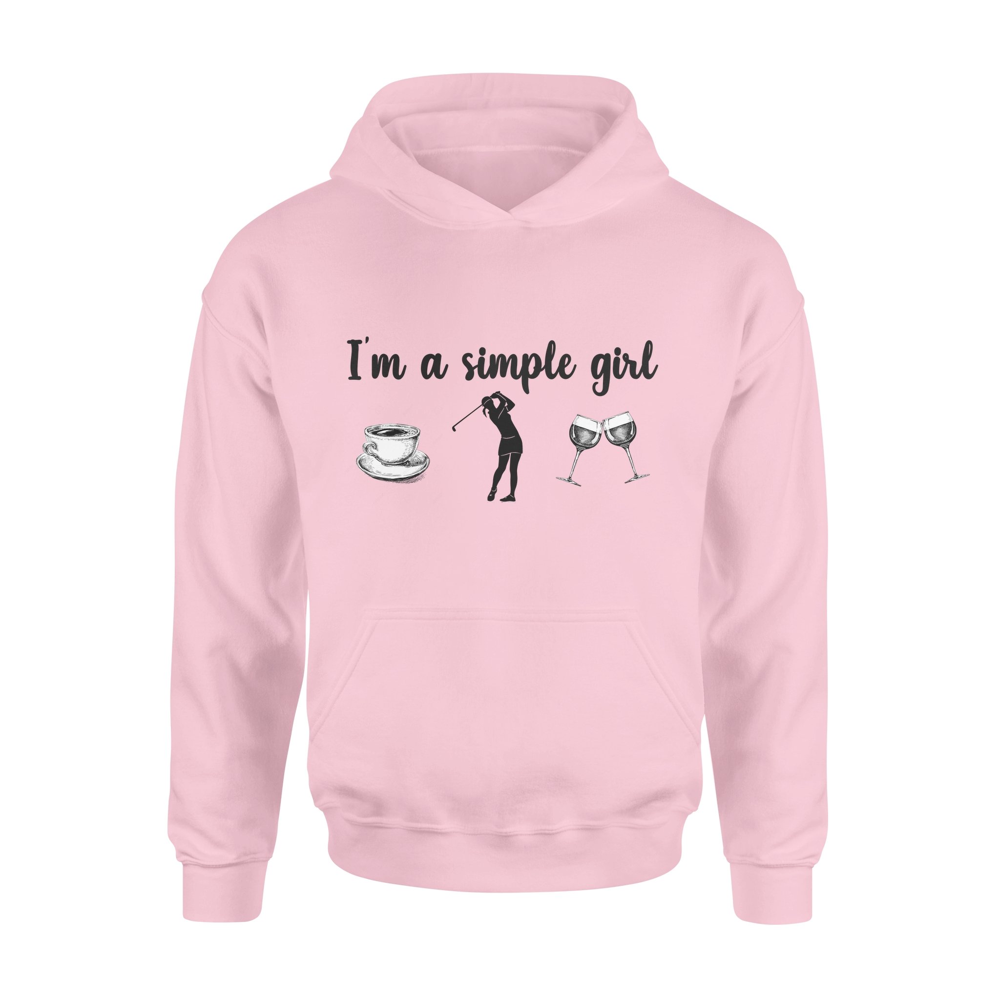 Coffee Golf Wine – Standard Hoodie