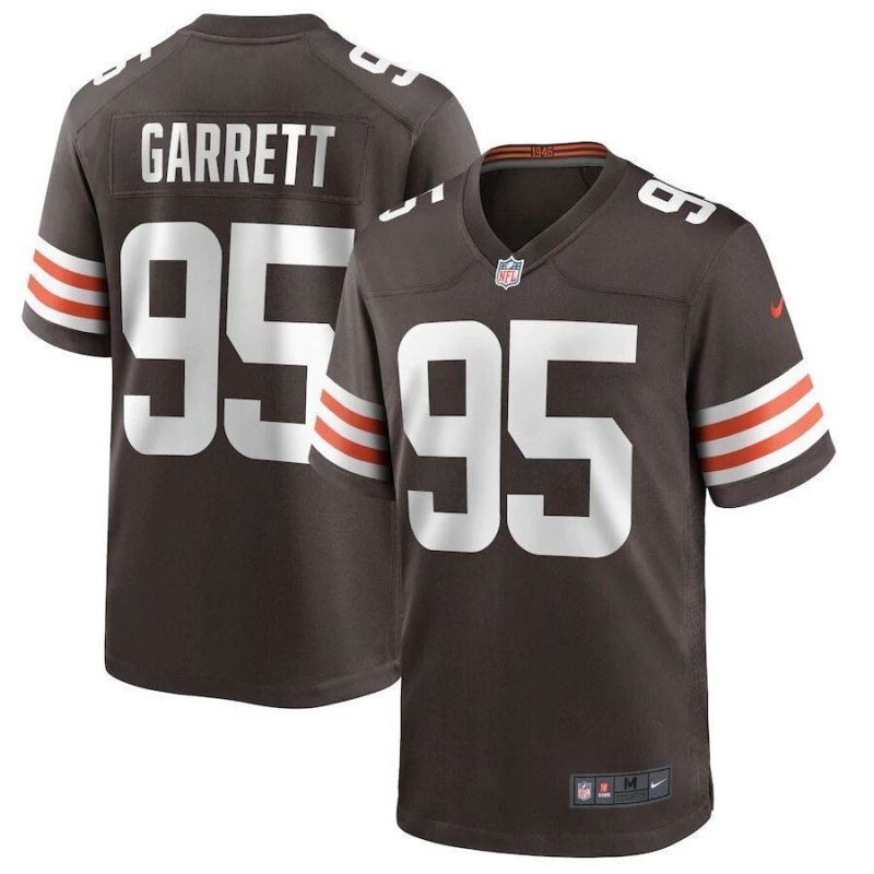 Cleveland Browns Myles Garrett #95 NFL 2020 Black Jersey