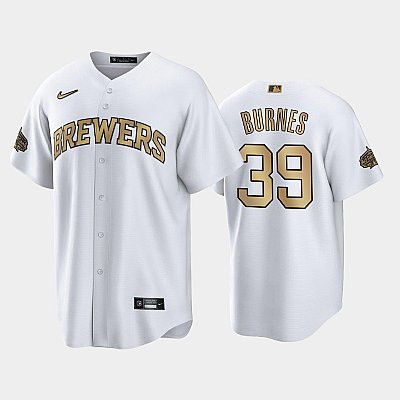 2022-23 All-Star Game NL Milwaukee Brewers White 39 Corbin Burnes Jersey