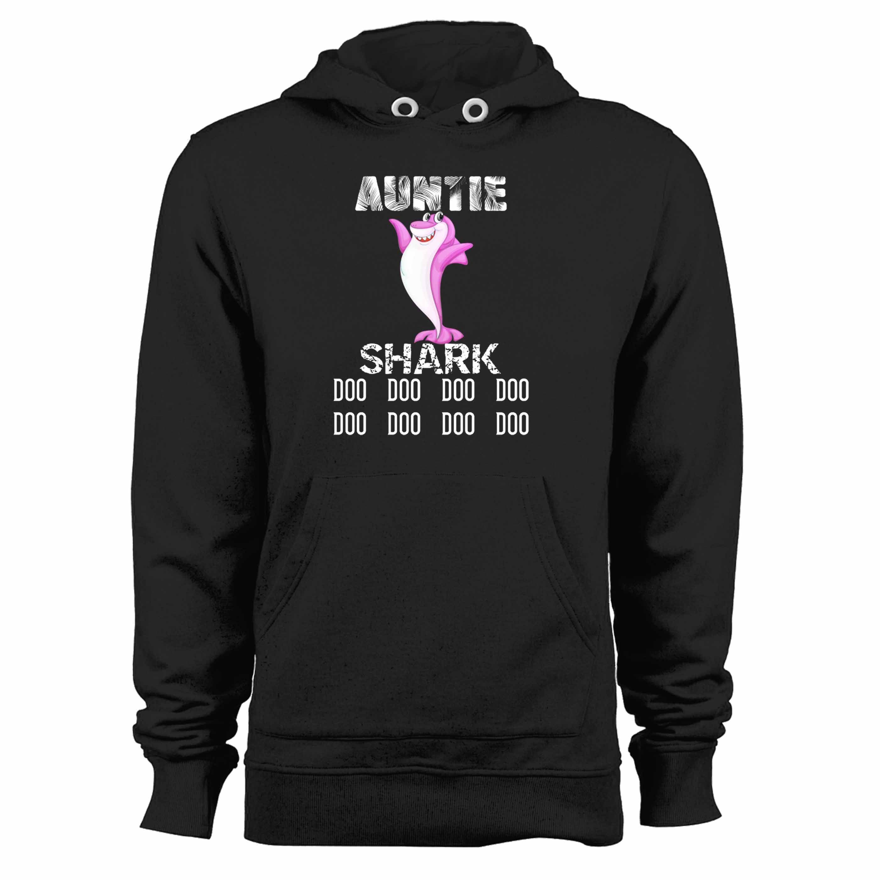 Auntie Shark Doo Doo Doo Matching Family Unisex Hoodie