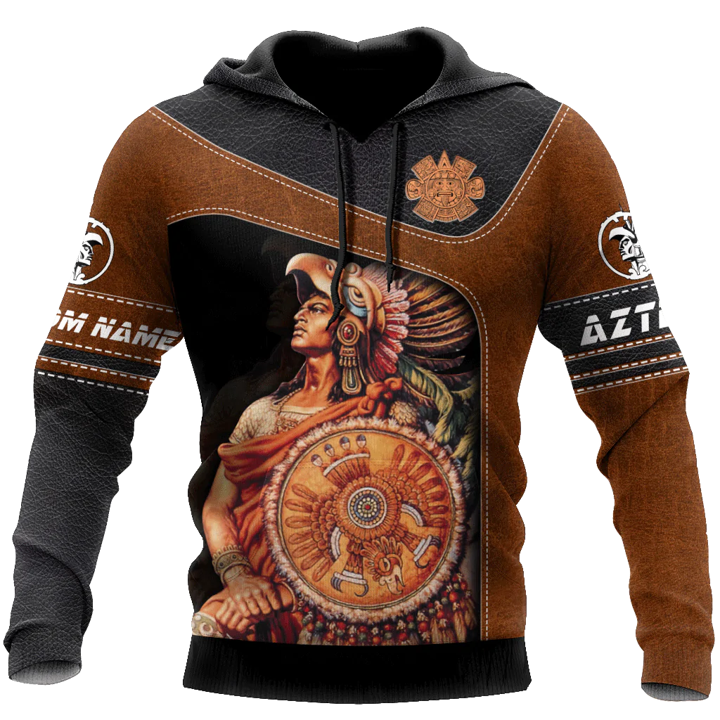 Custom Aztec Hoodie Mens, 3D Womens Aztec Hoodie Aztec Pullover Hoodie Aztec Gift For Him Her