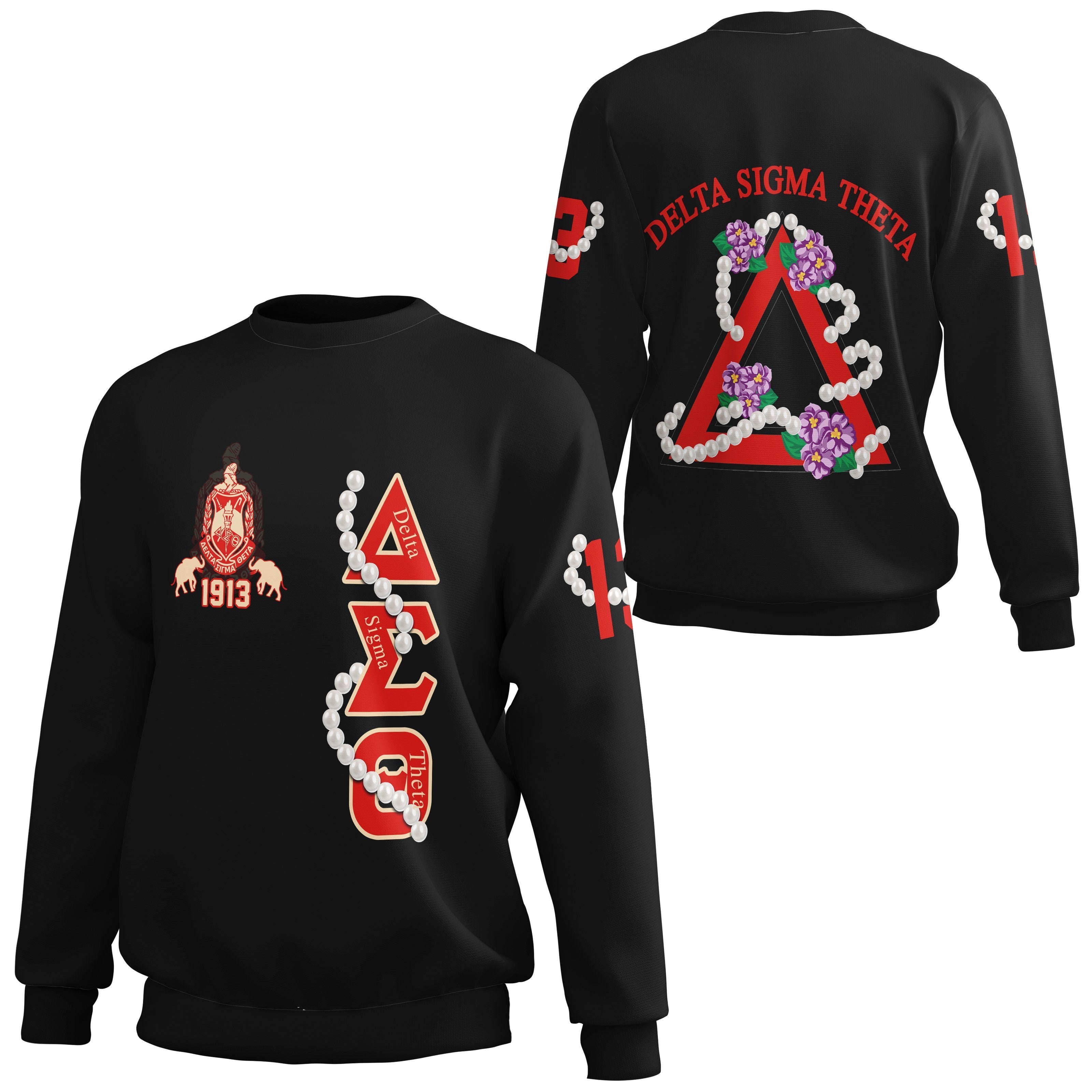 Greek Life Sweatshirt – Delta Sigma Theta Pearl Sweatshirt