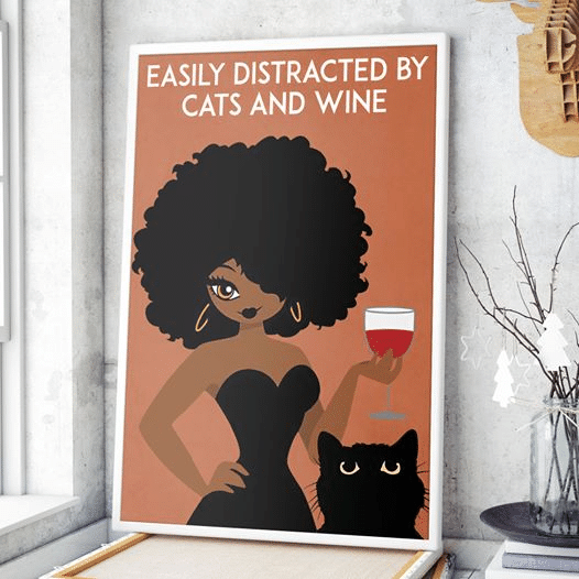 Juneteenth Freedom Day Liberation Day Black Queen Drink Wine Home Living Room Wall Decor Vertical Poster Canvas