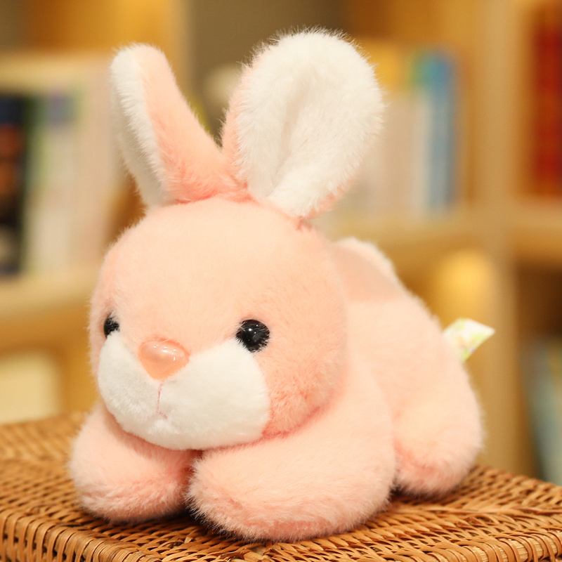 20/25cm Mini Rabbit Peluche Toys Cute Bunny Dolls Stuffed Soft Animal Toy for Home Room Decoration Ornament Girls Birthday Gift alx