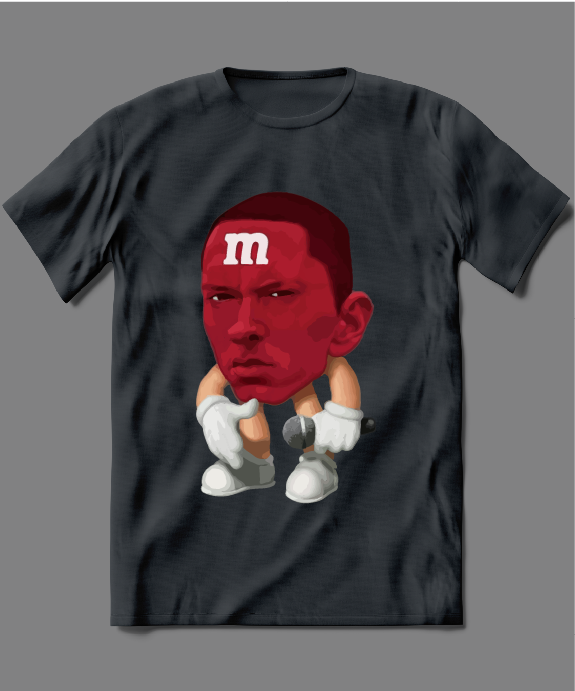 RAPPER EM&M CANDY FUNNY PARODY SHIRT