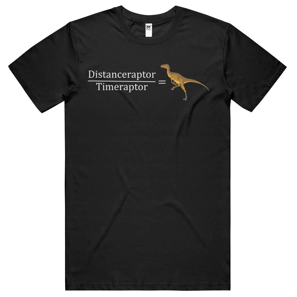 Velociraptor Math – Funny Dinosaur Velocity Formula T Shirts