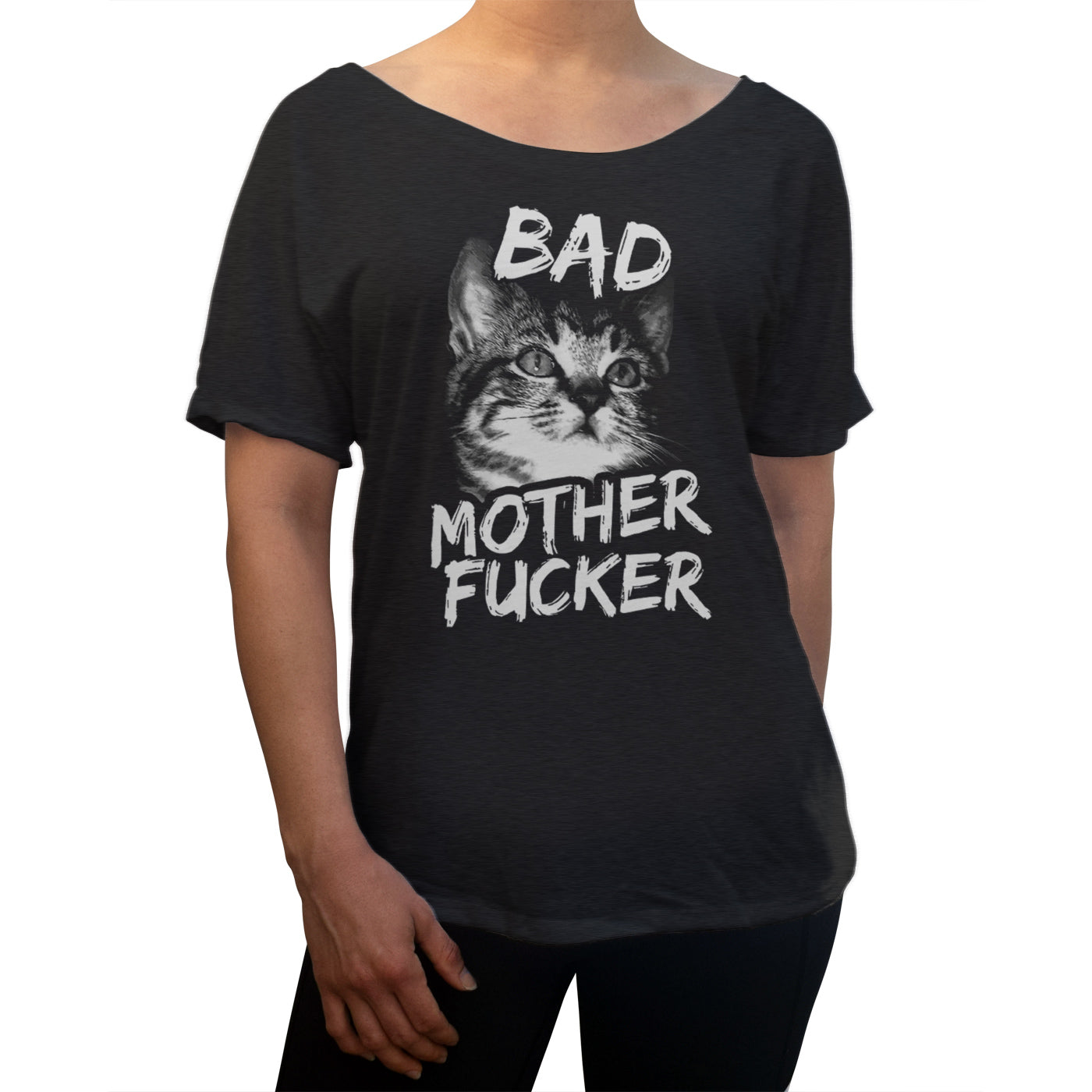 Women’S Bad Motherfucker Scoop Neck T-Shirt