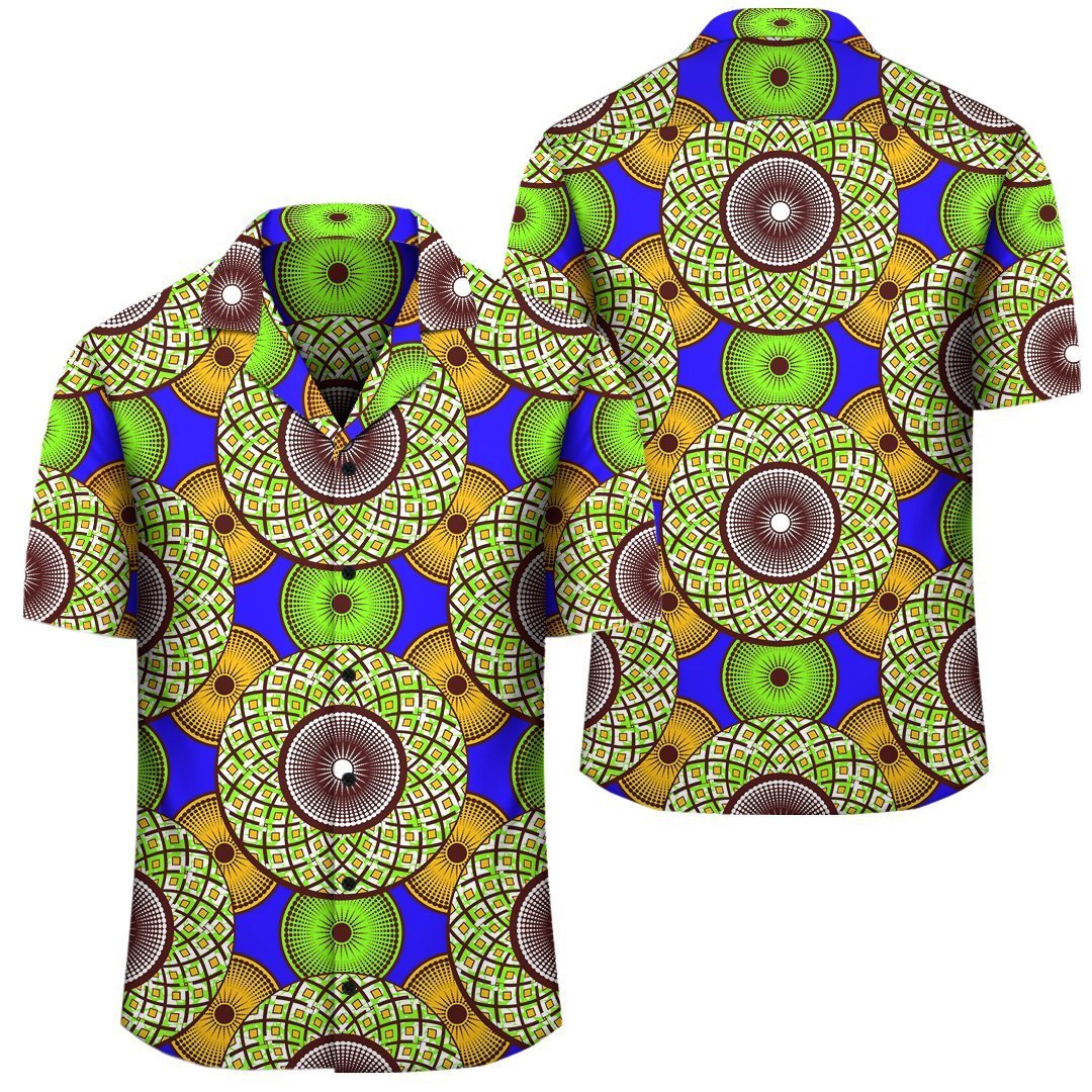 Africa Hawaiian Shirt – Ankara Hawaiian Shirt Vibrant Nawiri J1