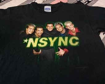 Vintage N’sync Band Pop 90s T Shirt 1679