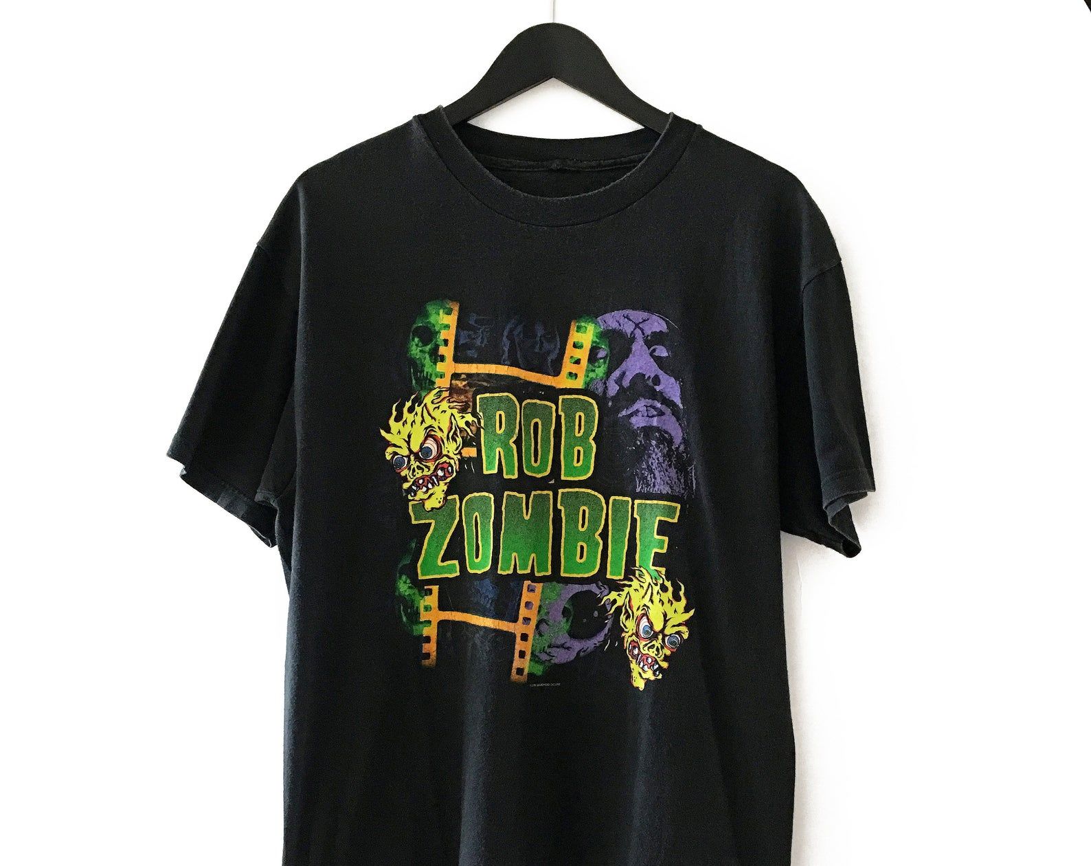 Vintage Rob Zombie 90S Heavy Metal Band T Shirt - Vintagetee90