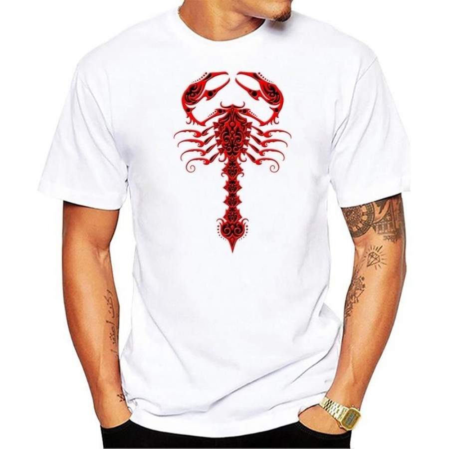 Scorpions T Shirt men Summer fashion High Quality t-shirt casual white print O-Neck print male men top tees