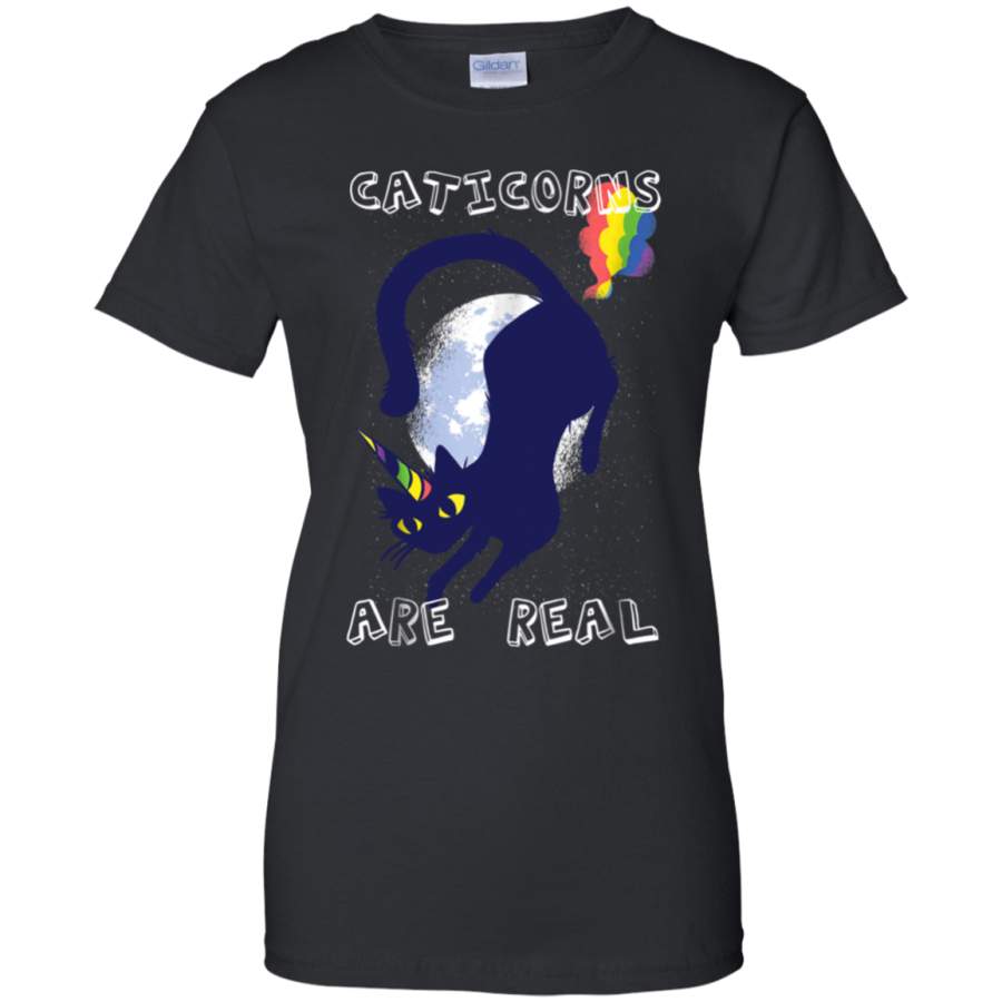 AGR Cat Graphic Caticorns Are Real Shirt ladies shirt