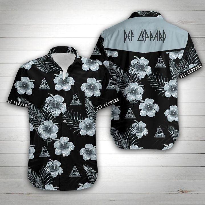 Def Leppard Floral Hawaii Shirt Ha24703