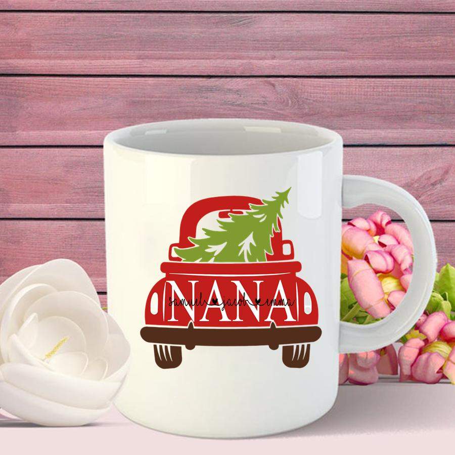 Personalized Nana Truck Christmas Shirt