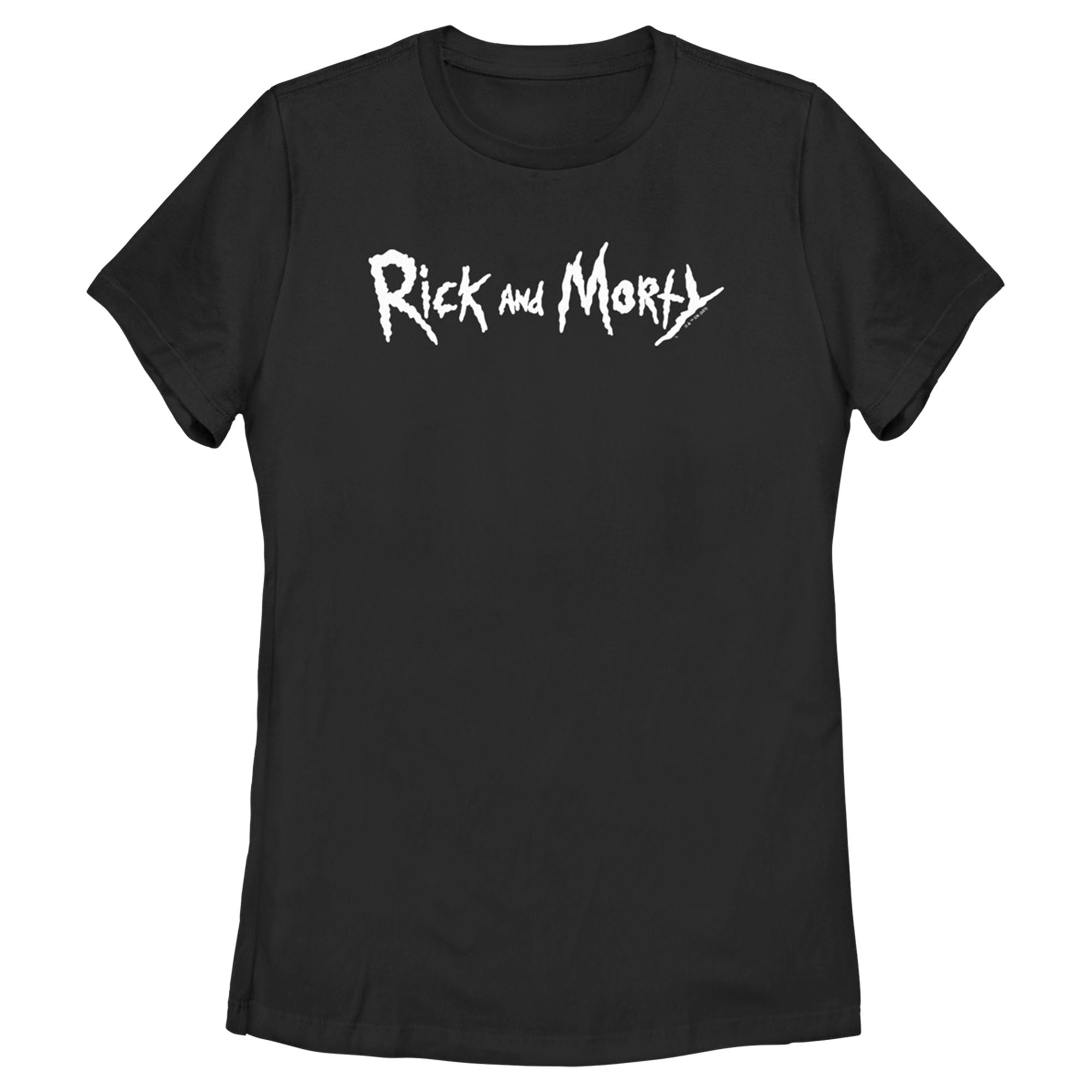 Women’S Rick And Morty White Logo T-Shirt