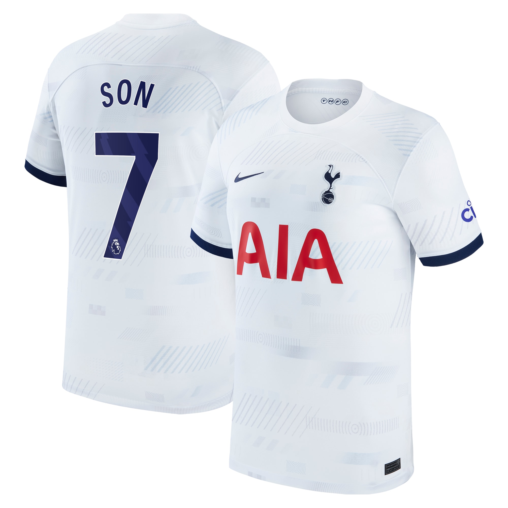 Son Heung-min Tottenham Hotspur Home 2023/24 Replica Player Jersey – White