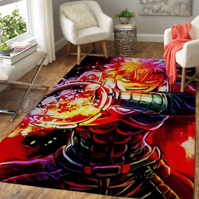 Anime BNHA Bakugou Katsuki Area Rug – Carpet