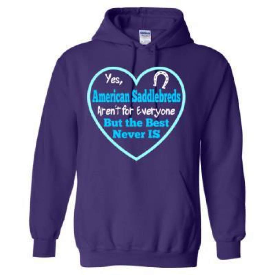 AGR Horse American Saddlebreds Arent For Everyone Best Never Is – Heavy Blend™ Hooded Sweatshirt