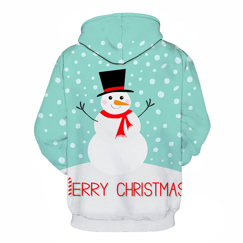 Happy Snowman Christmas Hoodie – Sweatshirt, Hoodie, Pullover