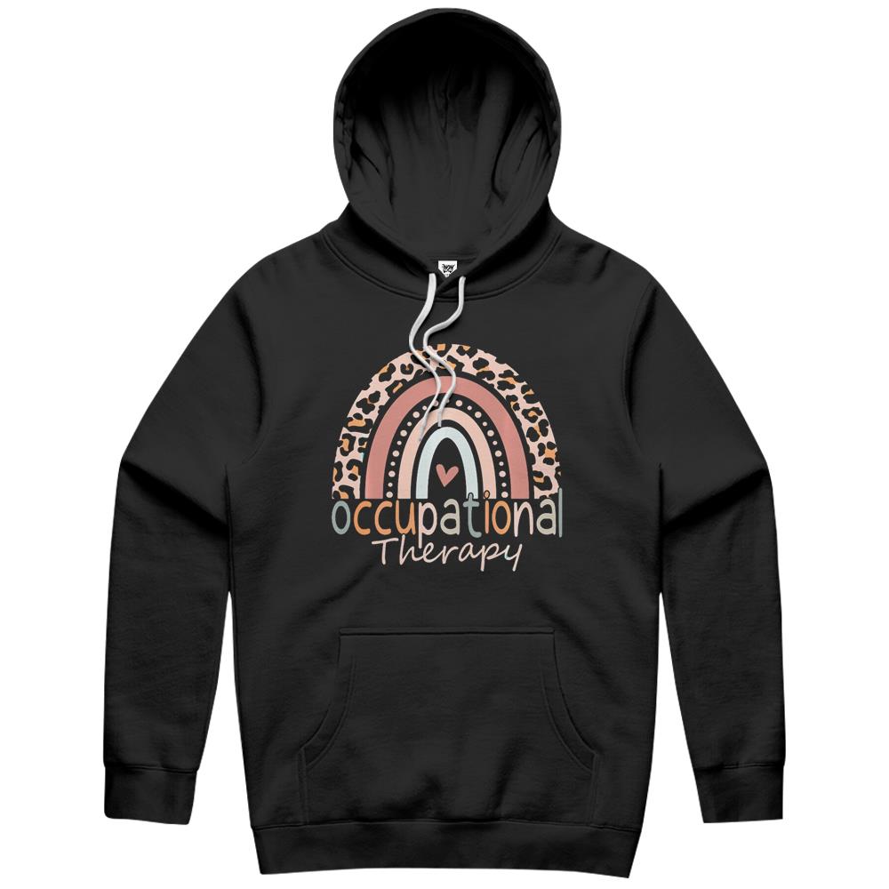 Occupational Therapy Leopard Rainbow – Ot Assistant Hoodie