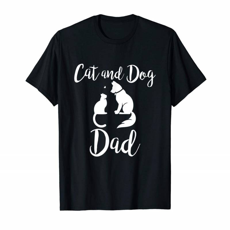 Pets Animals Cats And Dogs T-shirt Cat Mom Af Dog Dad Puppy