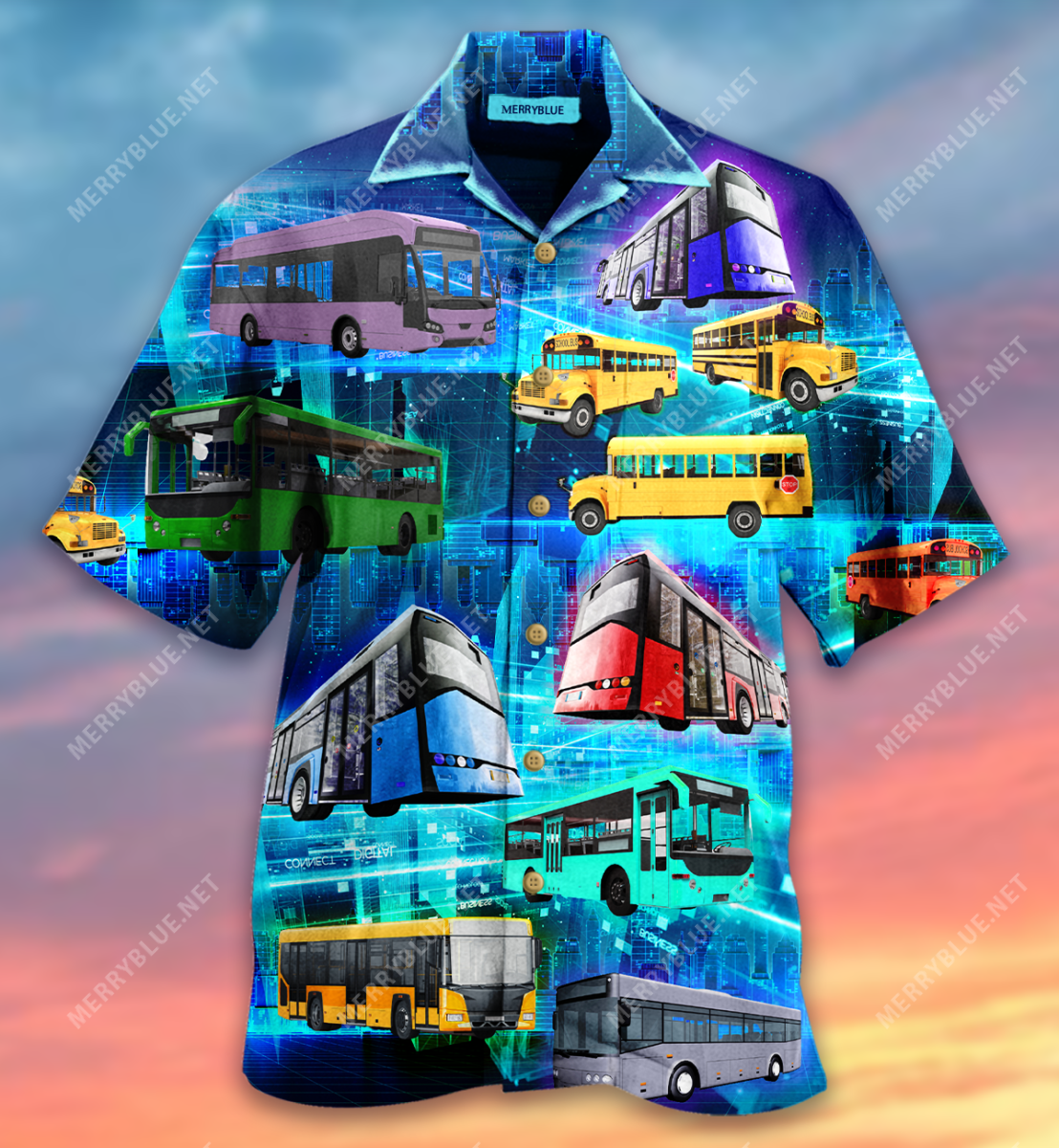 Take A Bus An Amazing Journey Unisex Hawaii Shirt Ha49442