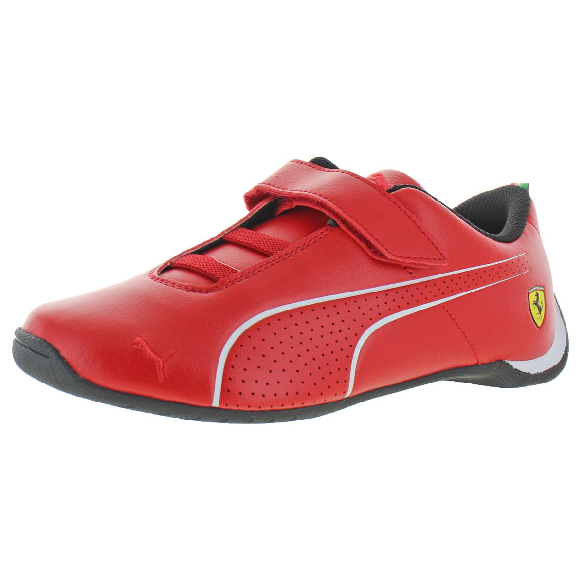 Scuderia Ferrari Future Cat Ultra V Ps Boys Faux Leather Slip On Running Shoes