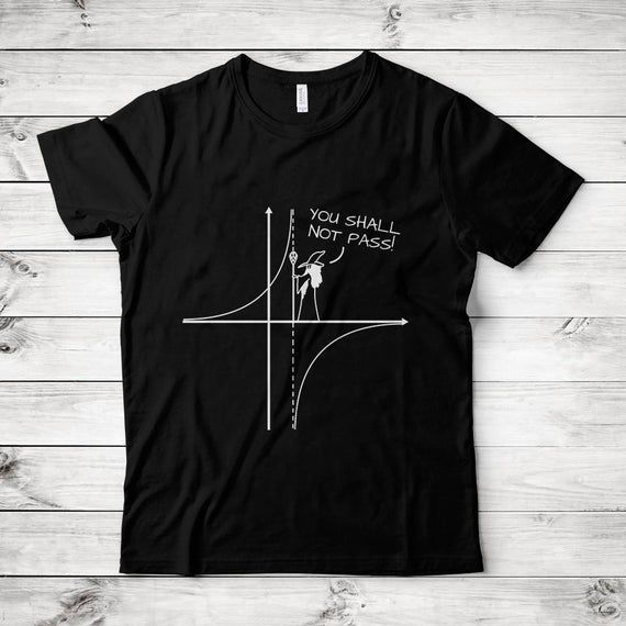 Gandalf Math Shirt You Shall Not Pass The Lord Of The Rings Tlotr Mens Women S Als Shirt