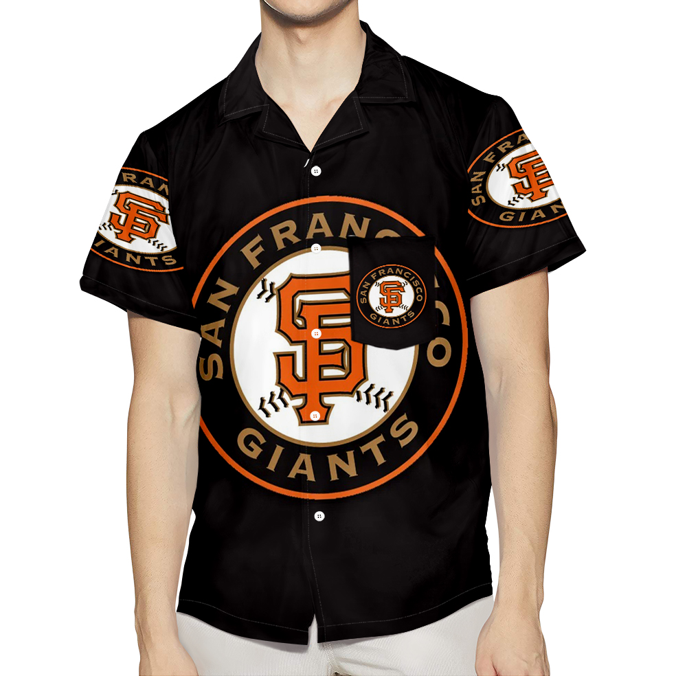 San Francisco Giants Art 18 3D All Over Print Summer Beach Hawaiian Shirt With Pocket