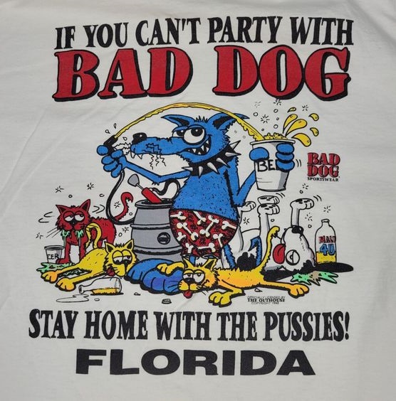 If You can t Party With Bad Dog Stay Home With The Pussies Florida Shirt Outfit