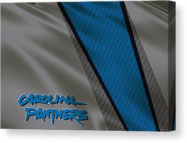 1 Carolina Panthers Uniform Joe Hamilton Canvas Print