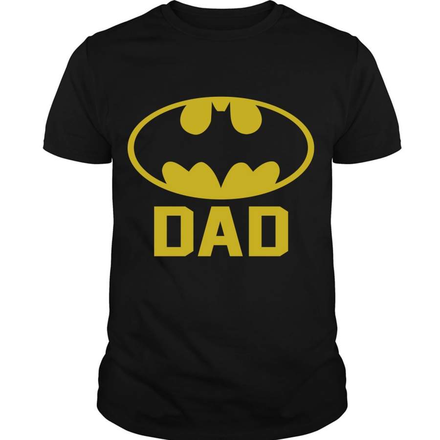 Batdad T Shirt, Batman Best Dad T Shirt