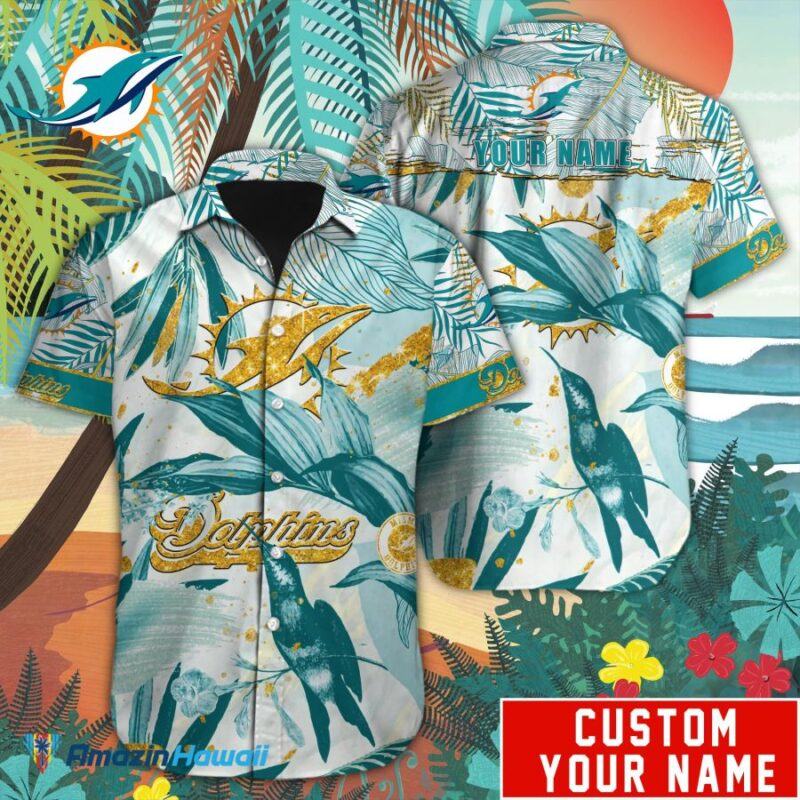 Miami Dolphins Hawaiian Shirt Custom