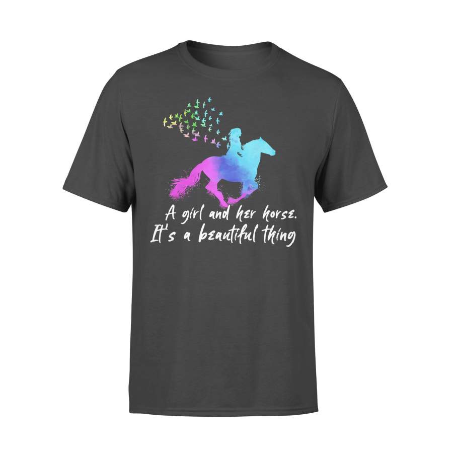 A Girl And Her Horse It’s A Beautiful Thing T-shirt