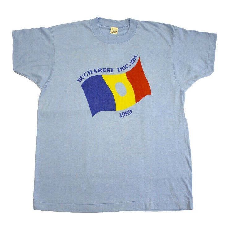 Bucharest 89 Tshirts Vintage Single Stitch Romania Holiday Shirt