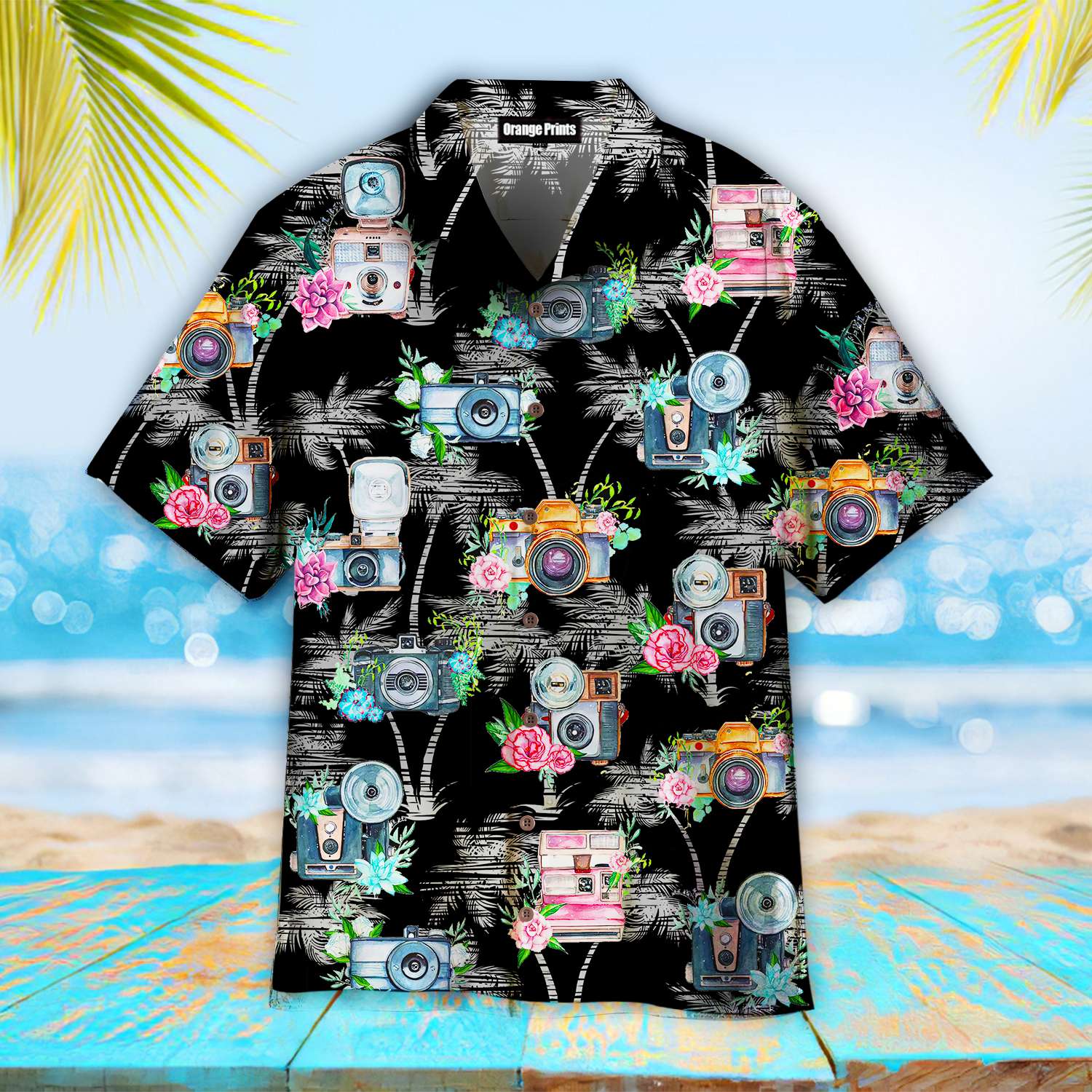 Camera Tropical Aloha Hawaii Shirts For Men And Women Ha93316