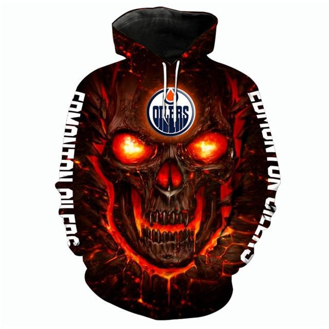 Edmonton Oilers Hooded Pocket Pullover Hoodie