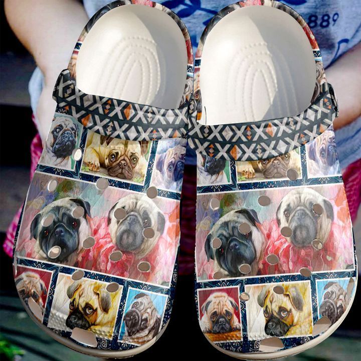 Pug Cute Pugs Sku 1957 Crocss Clog Shoes For Men Women Kids