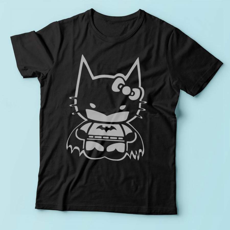 Hello Bat Kitty Batman Hello Kitty T-Shirt