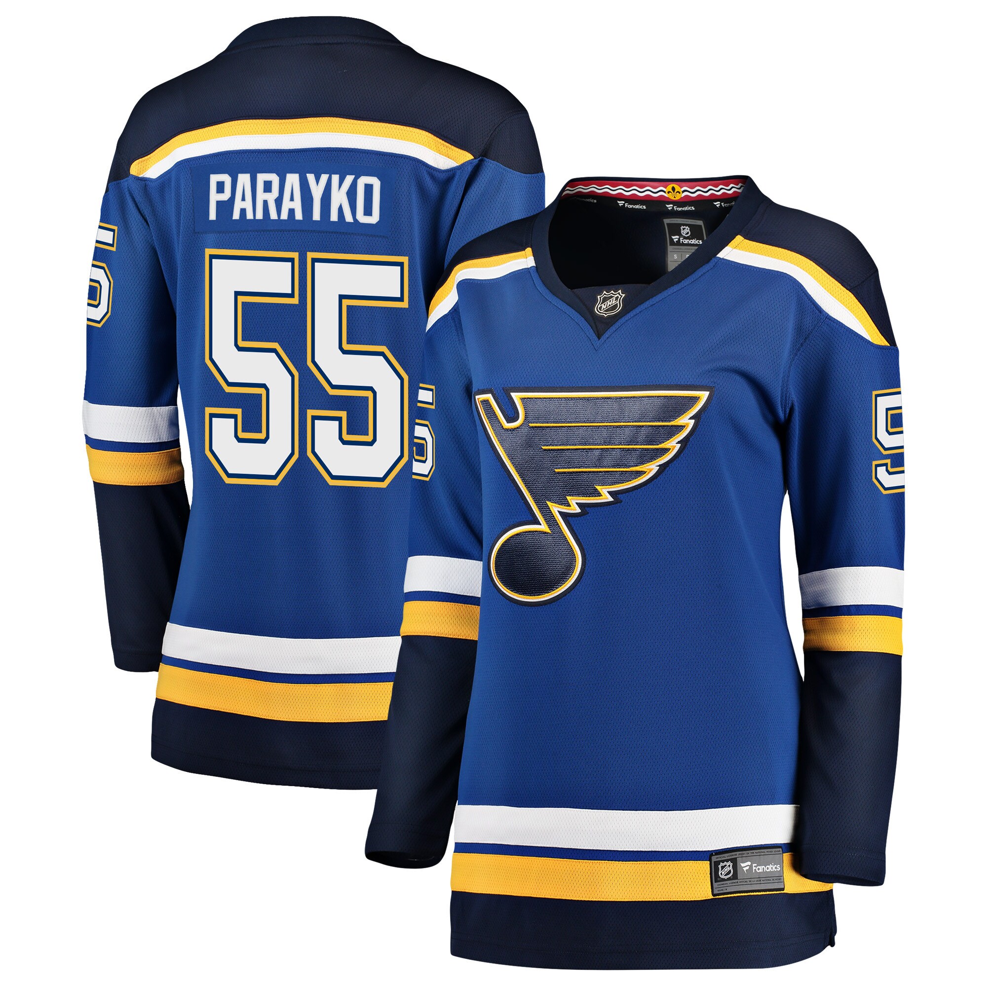 Women's St. Louis Blues Colton Parayko Blue Home Premier Breakaway Player Jersey