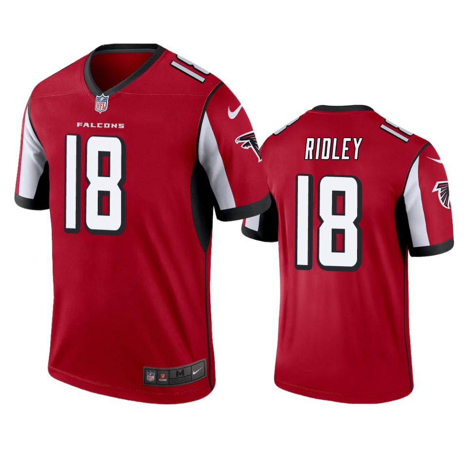 Atlanta Falcons #18 Calvin Ridley Red Legend Jersey – Mens