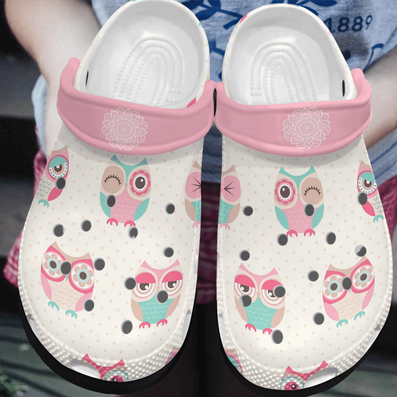 Owl Personalized Clog, Custom Name, Text, Color, Number Fashion Style For Women, Men, Kid, Print 3D Emotional Owls