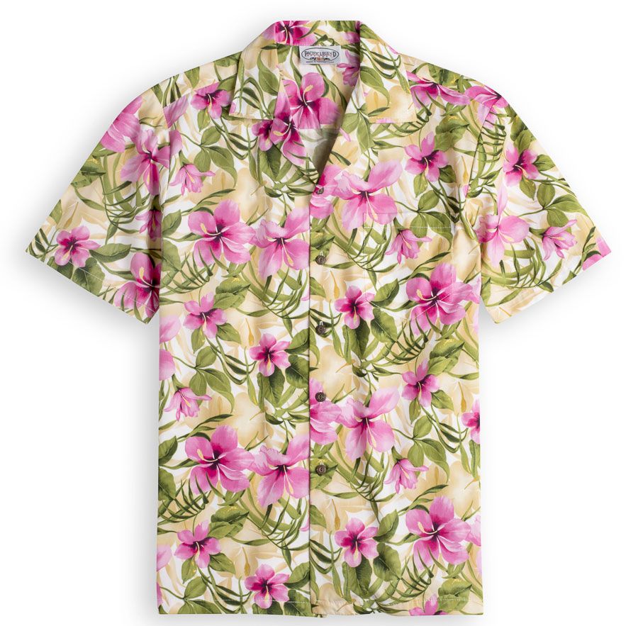 Hibiscus Tan High Quality Hawaii Shirt Ha79734