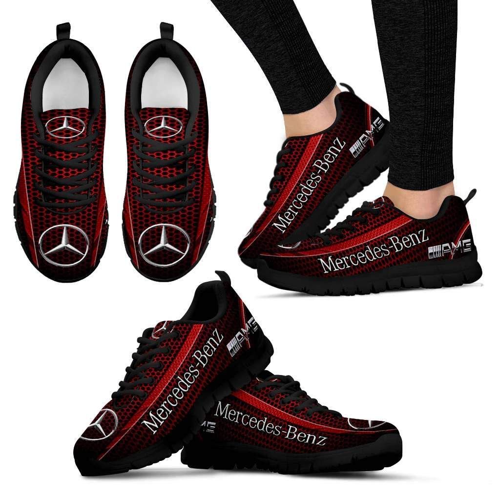 Mercedes Benz Luxury Unisex Breathable Sneakers Cars Custom Shoes